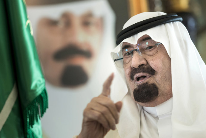 Saudi King Abdullah bin Abdulaziz al-Saud (AFP Photo/Brendan Smialowski)