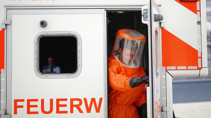 Ebola scare as US air marshal attacked with syringe in Lagos Airport
