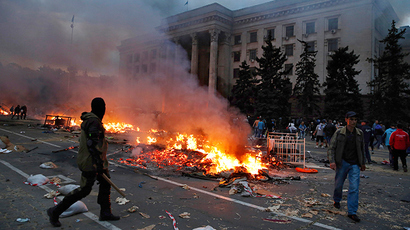 Latest bomb blast in Ukraine’s Odessa devastates pro-govt office