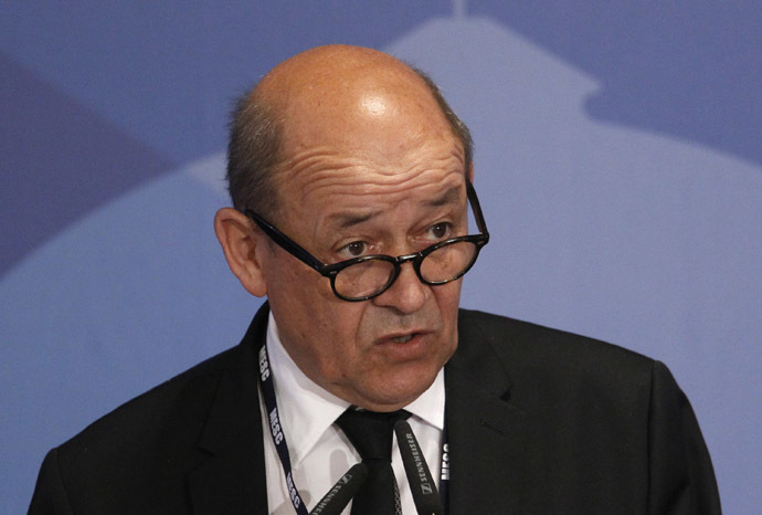 French defense minister, Jean-Yves Le Drian (Reuters/Sergei Karpukhin)