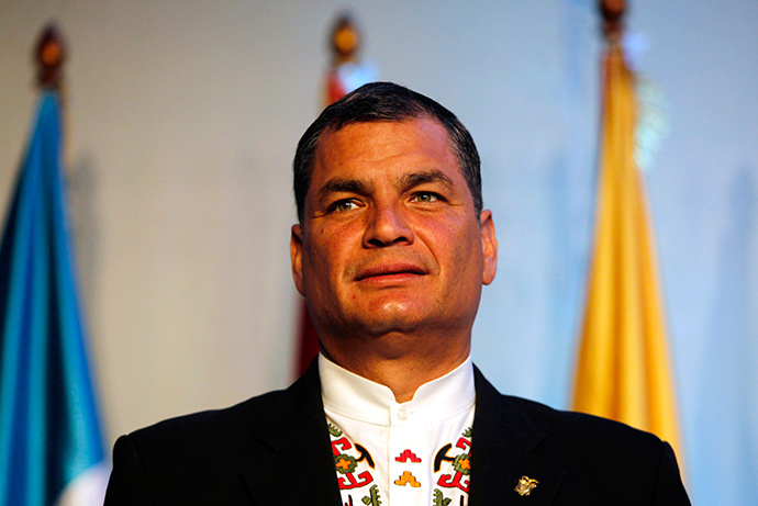 Ecuador's President Rafael Correa (Reuters / Jorge Dan Lopez)