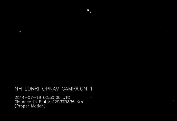 This "movie" of Pluto and its largest moon, Charon, was taken by NASA's New Horizons spacecraft as it raced toward Pluto in July 2014. (NASA)