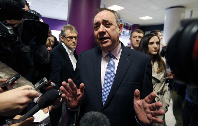 Scottish National Party leader Alex Salmond (Reuters/Russell Cheyne)