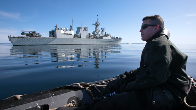 NATO stages Black Sea naval drills
