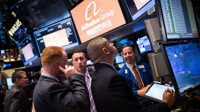 Alibaba debuts in New York in biggest IPO ever
