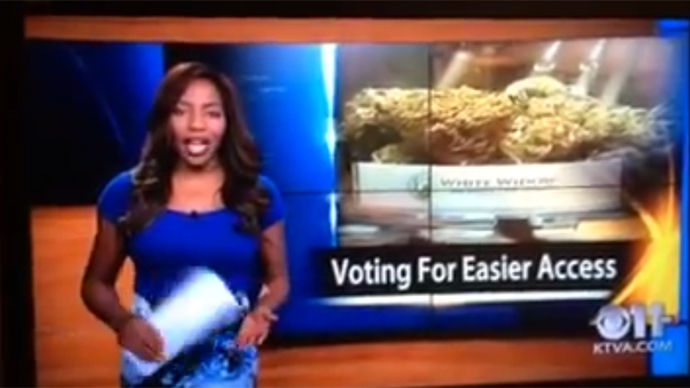 ‘F**k it, I quit’ – Alaska TV reporter resigns on air to fight for marijuana legalization (VIDEO)