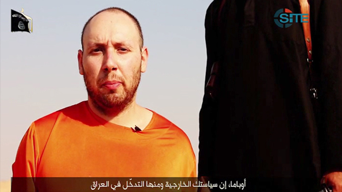 31-year-old US freelance writer Steven Sotloff (AFP Photo / HO / SITE)