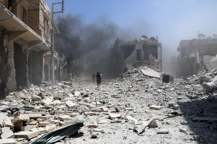 Aleppo, Syria (AFP Photo/Zein Al-Rifai)