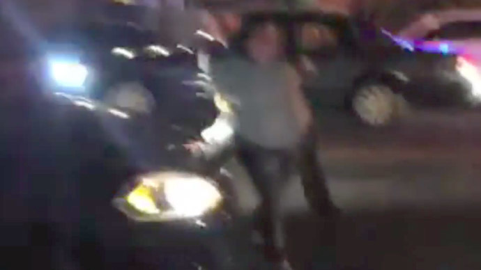 NYPD officer caught on camera violently tackling pregnant woman onto her stomach (VIDEO)