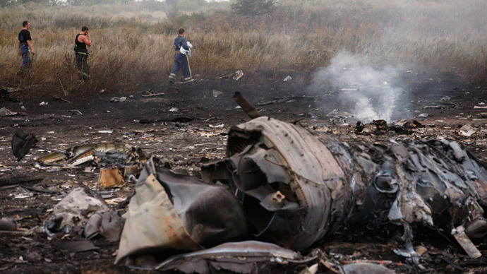 Malaysia Airlines Boeing 777 plane crash, MH17.(Reuters / Maxim Zmeyev)