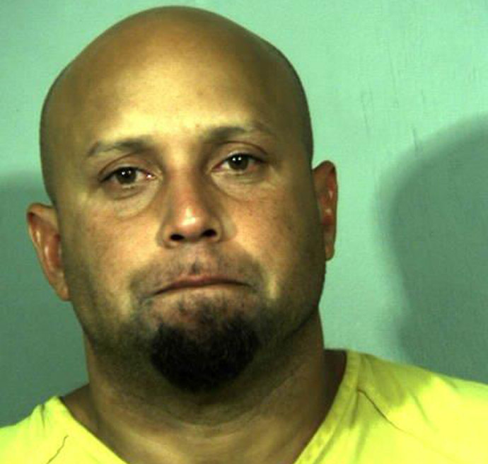 Alleged White House fence jumper Omar Gonzalez, 42, is shown in this New River Regional Jail booking photo released on September 23, 2014. (Reuters/New River Regional Jail/Handout)