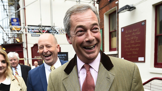 Nigel Farage, the leader of Britain's anti-EU party UKIP. (Reuters/Dylan Martinez)