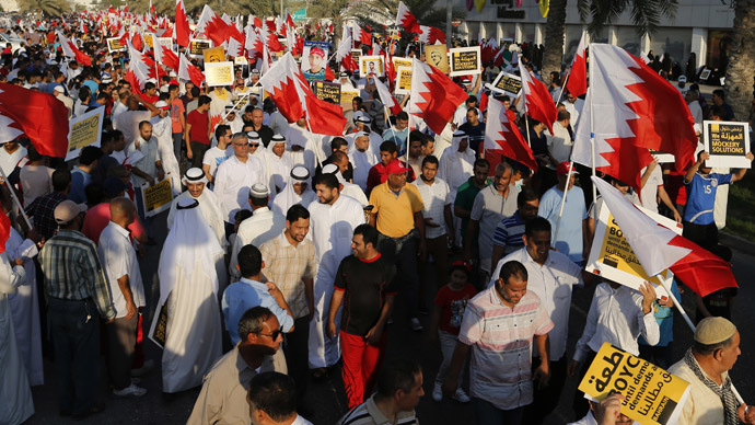 Bahrain election protest: Opposition group 'occupies' capital's downtown