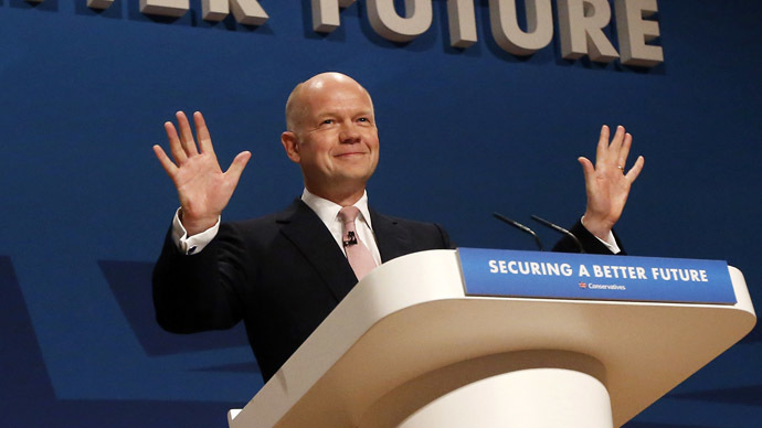 Britain's Leader of the House, William Hague. (Reuters)