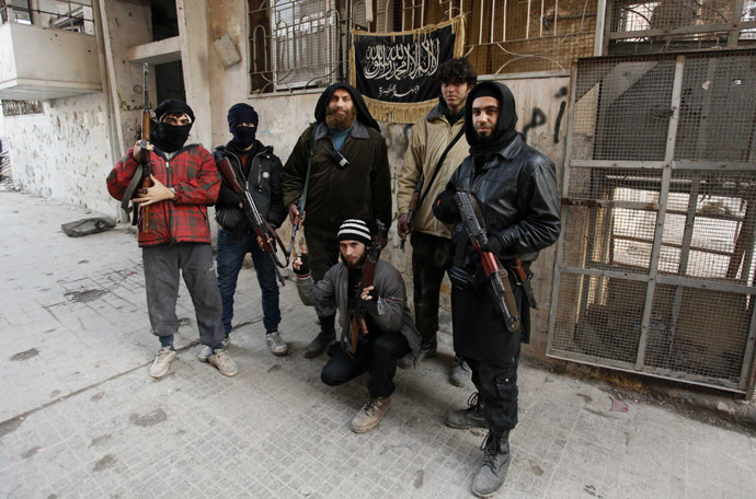 Members of Islamist Syrian rebel group Jabhat al-Nusra. (Reuters)