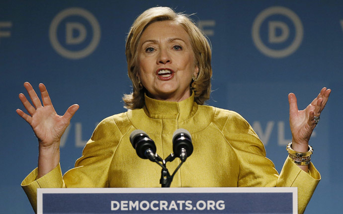 Former U.S. Secretary of State Hillary Clinton. (Reuters/Jim Bourg)