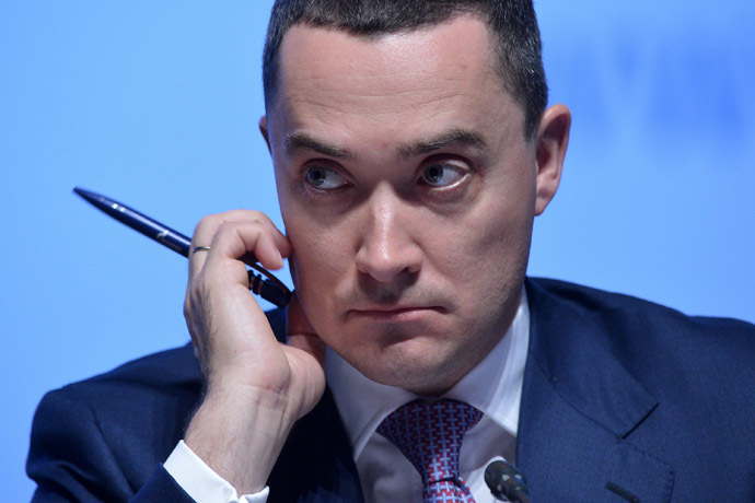 Sergei Kupriyanov, press secretary to the Management Committee Chairman, deputy head of the Information and Communications Department at Gazprom. (RIA Novosti/Ramil Sitdikov)