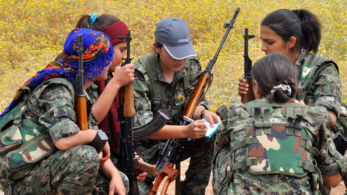 Enemy tactics: Kurdish female suicide bomber ‘attacks ISIS jihadists’ in Kobane