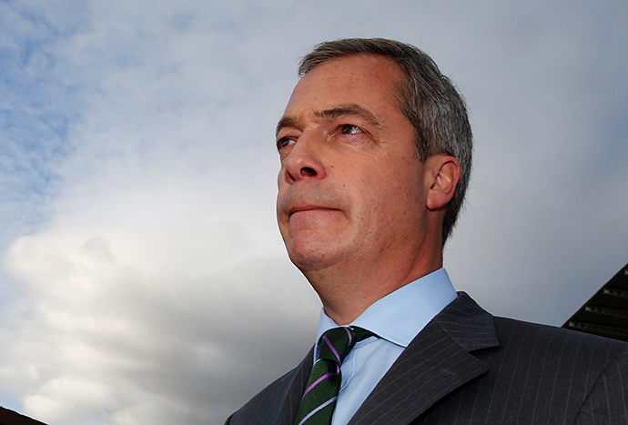 The leader of the UK Independence Party (UKIP), Nigel Farage. (Reuters / Andrew Yates)