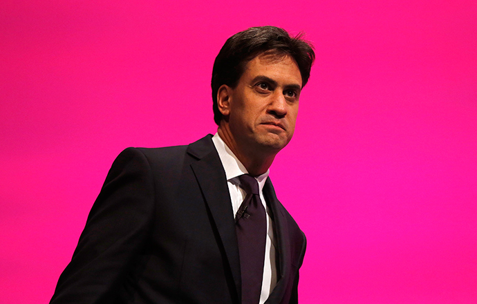 Ed Miliband, leader of Britain's opposition Labour Party. (Reuters / Suzanne Plunkett)
