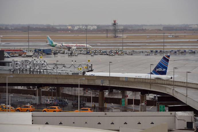 Kennedy International Airport (AFP Photo / Stan Honda)