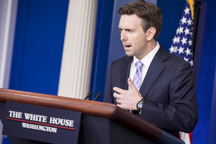 White House Press Secretary Josh Earnest (AFP Photo / Brendan Smialowski)