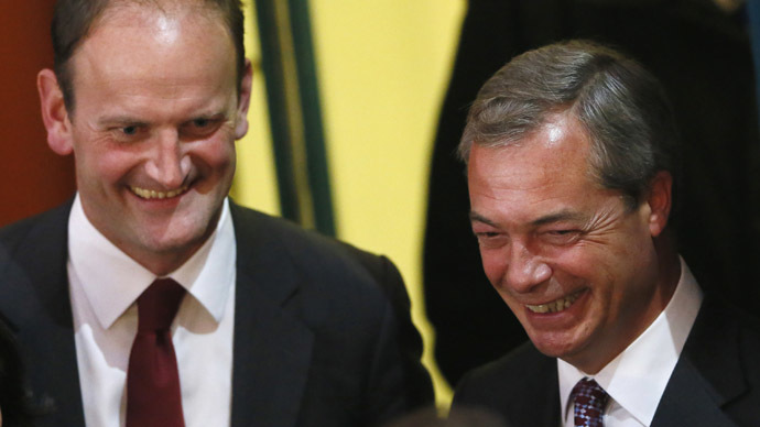 Eurosceptic UKIP wins first British parliament seat in landslide victory