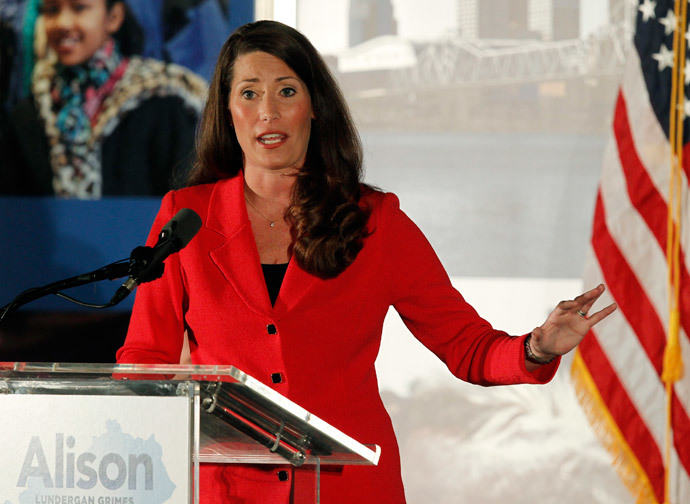 U.S. Democratic Senate candidate Alison Lundergan Grimes.(Reuters / John Sommers II)