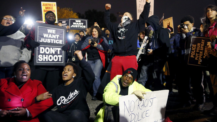 'Terror on American soil': #FergusonOctober stages 4-day rally as shooting anger rages