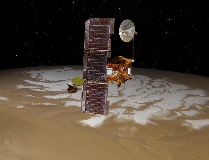 NASA's Mars Odyssey spacecraft. (Reuters/NASA)