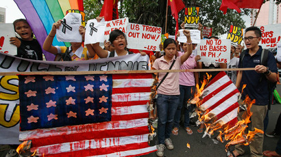 Thousands march in Manila against military accord with ‘imperialist’ US