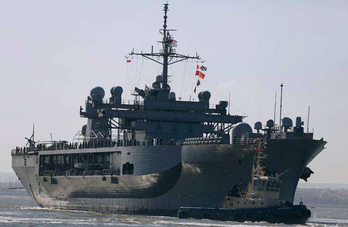USS Mount Whitney.(Reuters / Rafael Marchante)
