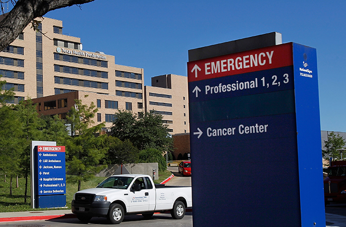 The Texas Health Presbyterian Hospital (Mike Stone / Getty Images / AFP)