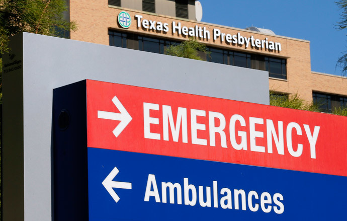 A general view of the Texas Health Presbyterian Hospital is seen in Dallas, Texas.(Reuters / Jim Young)