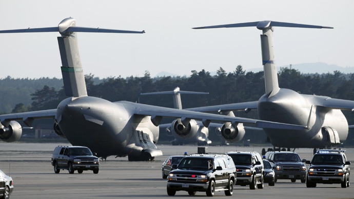 Ramstein airbase. (Reuters/Johannes)