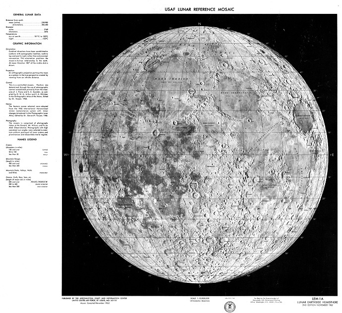 Lunar Reference Mosaic (Image from National Geospatial-Intelligence Agency)