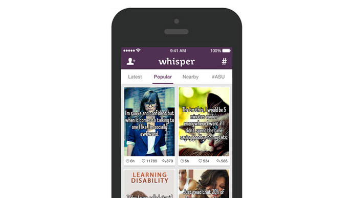 Secret-sharing phone app ‘Whisper’ accused of tracking users, handing info to law enforcement