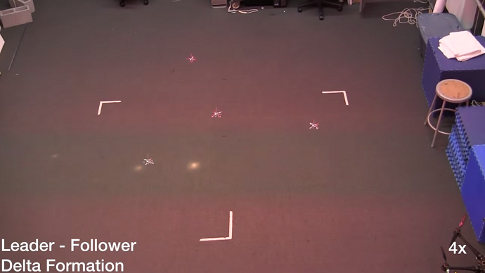 Nano drone swarm: Advanced tiny quadrotors stabilize mid-air, fly in strict formation (VIDEO)