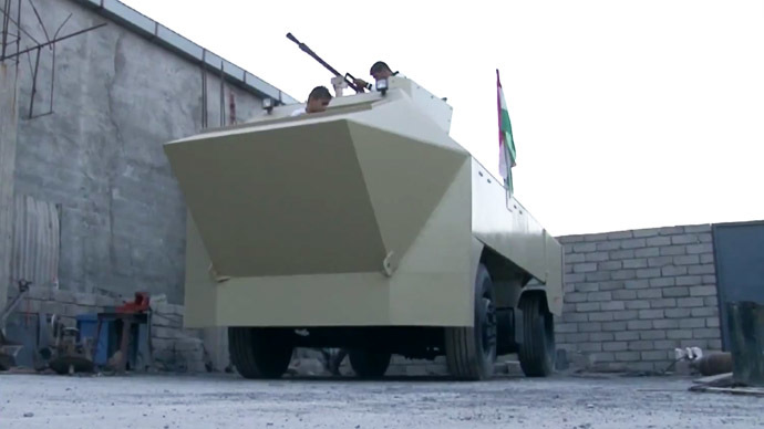 Homemade APC: Iraqi blacksmith builds armored vehicle to fight ISIS (VIDEO)