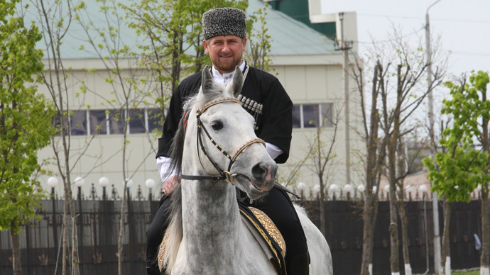 Crazy horse! Chechen leader asks Germany to say sorry to his nags