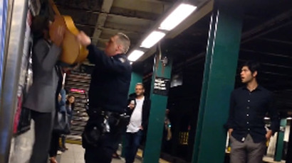 Wrong head: NYPD cop kicks fellow officer, mistaking him for suspect (VIDEO)