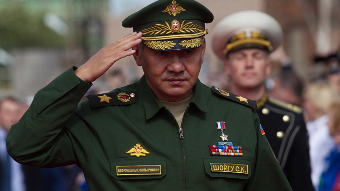Russian Defense Minister Sergey Shoigu.(RIA Novosti / Igor Russak)