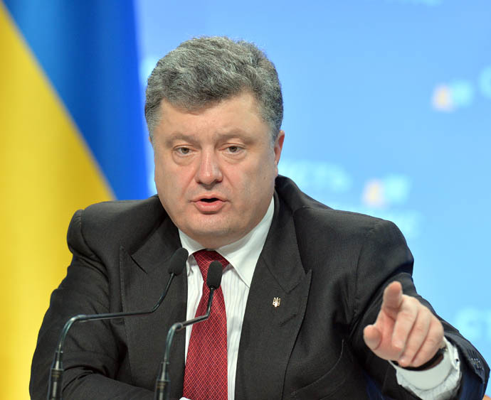 Ukrainian President Petro Poroshenko. (AFP Photo/Genya Savilov)