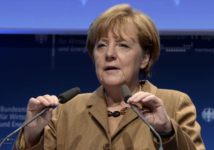 German Chancellor Angela Merkel. (Reuters/Fabian Bimmer)