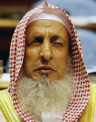 Saudi Grand Mufti Sheikh Abdul Aziz al-Sheikh. (AFP Photo/Hassan Ammar)