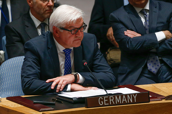 German Minister of Foreign Affairs Frank-Walter Steinmeier (Reuters / Shannon Stapleton)