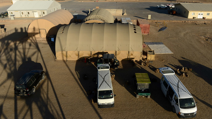 A general view of the Camp Bastion-Leatherneck complex at Lashkar Gah in Helmand province on October 25, 2014.(AFP Photo / Wakil kohsar)