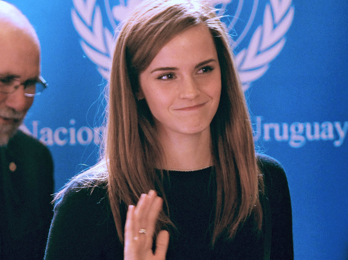 British Actor and UN Women Goodwill Ambassador Emma Watson (AFP Photo / Miguel Rojo)