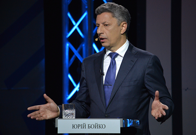 Leader of the Opposition Bloc Yury Boyko (RIA Novosti / Evgeny Kotenko)