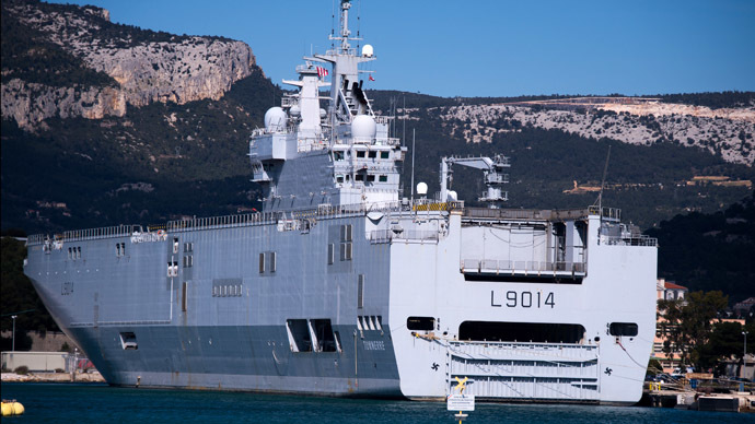 Mistral deal: France says delivery of warships to Russia still on hold